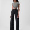 High Rise Stride Jeans mit weitem Bein High Rise Stride Jeans mit weitem Bein