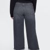 High Rise Stride Jeans mit weitem Bein und Umschlag High Rise Stride Jeans mit weitem Bein und Umschlag