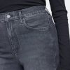 High Rise Stride Jeans mit weitem Bein und Umschlag High Rise Stride Jeans mit weitem Bein und Umschlag