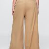 High Rise Twill Plissee Weites Bein Khakis High Rise Twill Plissee Weites Bein Khakis