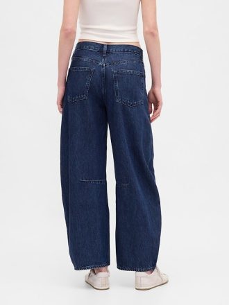 High Rise UltraSoft Crossover-Jeans mit Hufeisendesign