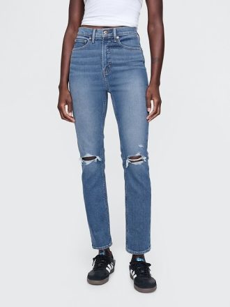 High Rise Vintage Slim Jeans