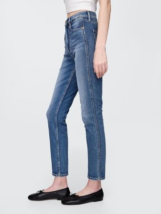 High Rise Vintage Slim Jeans
