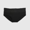 Hipster aus Bio-Stretch-Baumwolle mit Spitzenbesatz Hipster aus Bio-Stretch-Baumwolle mit Spitzenbesatz