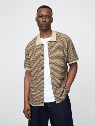 Häkelpullover-Shirt
