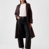 Hoch geschnittene Barrel-Jeans