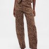 Hoch geschnittene Barrel-Jeans