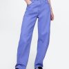 Hoch geschnittene Barrel-Jeans