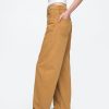 Hoch geschnittene Barrel-Jeans