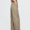 Hoch geschnittene Barrel-Jeans