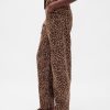 Hoch geschnittene Barrel-Jeans