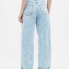 Hoch geschnittene Barrel-Jeans