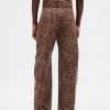 Hoch geschnittene Barrel-Jeans