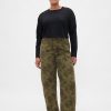 Hoch geschnittene Barrel-Jeans