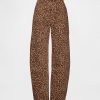 Hoch geschnittene Barrel-Jeans