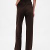 Hoch geschnittene Doppelstrickhose mit weitem Bein Hoch geschnittene Doppelstrickhose mit weitem Bein