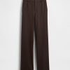 Hoch geschnittene Doppelstrickhose mit weitem Bein Hoch geschnittene Doppelstrickhose mit weitem Bein