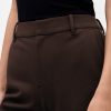 Hoch geschnittene Doppelstrickhose mit weitem Bein Hoch geschnittene Doppelstrickhose mit weitem Bein