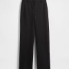 Hoch geschnittene Doppelstrickhose mit weitem Bein Hoch geschnittene Doppelstrickhose mit weitem Bein