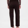 Hoch geschnittene, gerade Knöchelhose aus Twill Hoch geschnittene, gerade Knöchelhose aus Twill