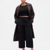 Hoch geschnittene, gerade Knöchelhose aus Twill Hoch geschnittene, gerade Knöchelhose aus Twill