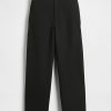 Hoch geschnittene, gerade Knöchelhose aus Twill Hoch geschnittene, gerade Knöchelhose aus Twill