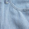 Hoch geschnittene, ultraweiche Jeans aus gestreiftem Denim Hoch geschnittene, ultraweiche Jeans aus gestreiftem Denim