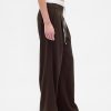 Hose mit mittelhohem Bund und doppelter Taille Hose mit mittelhohem Bund und doppelter Taille