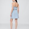 Icon Denim Neckholder-Minikleid