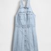 Icon Denim Neckholder-Minikleid