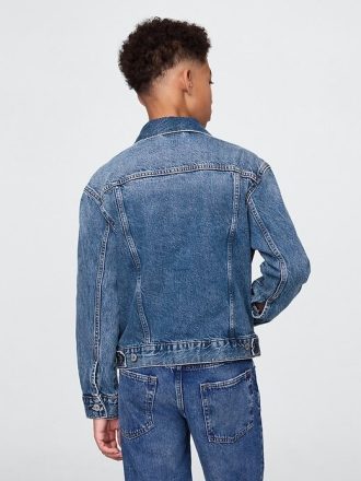 Icon-Jeansjacke aus Bio-Baumwolle für Kinder