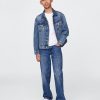 Icon-Jeansjacke aus Bio-Baumwolle für Kinder