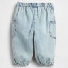 Jeans-Jogginghose mit Baby Bear-Tasche Jeans-Jogginghose mit Baby Bear-Tasche