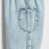 Jeans-Jogginghose mit Baby Bear-Tasche Jeans-Jogginghose mit Baby Bear-Tasche