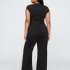 Jeans-Jumpsuit mit Gürtel