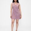 Jeans-Minikleid mit V-Ausschnitt