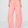 Jeans mit hohem Bund und Hufeisendesign