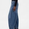 Jeans mit hohem Bund und Hufeisendesign Jeans mit hohem Bund und Hufeisendesign