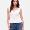 Jeans-Tanktop mit Schößchen Jeans-Tanktop mit Schößchen