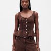 Jeans-Tanktop mit Schößchen Jeans-Tanktop mit Schößchen