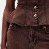 Jeans-Tanktop mit Schößchen Jeans-Tanktop mit Schößchen