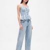 Jeans-Tanktop mit Schößchen Jeans-Tanktop mit Schößchen