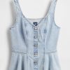 Jeans-Tanktop mit Schößchen Jeans-Tanktop mit Schößchen