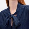 Jeanshemd mit Schluppenkragen Jeanshemd mit Schluppenkragen