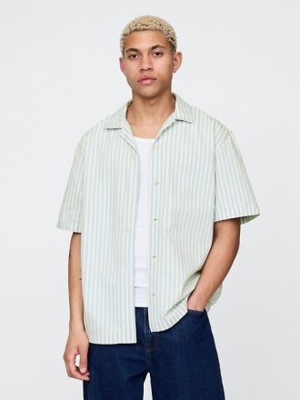 Jeanshemd mit Streifen