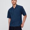 Jeanshemd mit Streifen