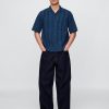 Jeanshemd mit Streifen