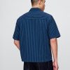 Jeanshemd mit Streifen