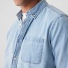Jeanshemd mit Tasche