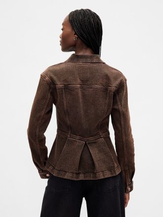 Jeansjacke mit Schößchen
